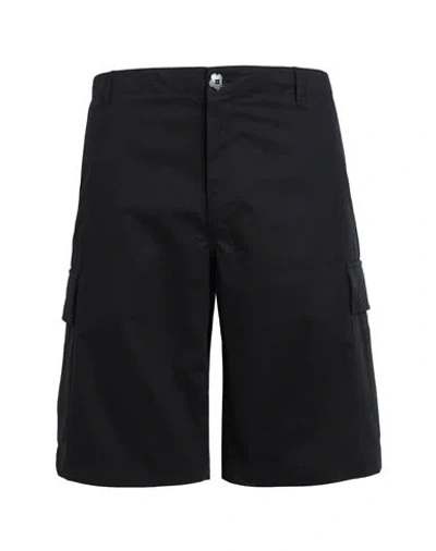 Kenzo Man Shorts & Bermuda Shorts Black Size 26 Cotton
