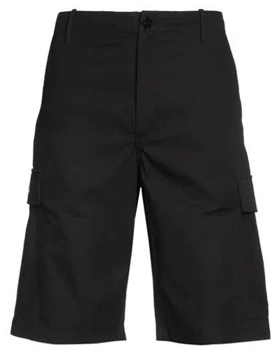 KENZO KENZO MAN SHORTS & BERMUDA SHORTS BLACK SIZE M COTTON