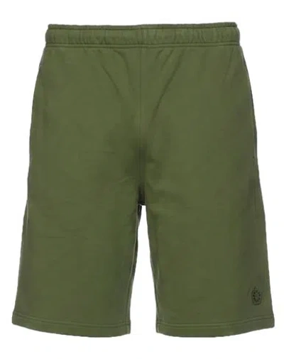 Kenzo Man Shorts & Bermuda Shorts Military Green Size S Cotton