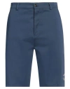 Kenzo Man Shorts & Bermuda Shorts Navy Size 29 Cotton In Navy Blue