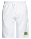 Kenzo Man Shorts & Bermuda Shorts White Size Xl Cotton, Elastane In White