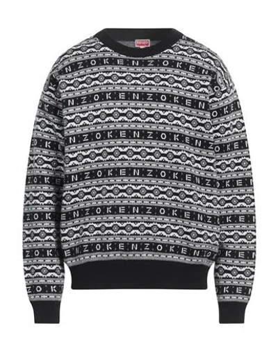 KENZO KENZO MAN SWEATER BLACK SIZE XL WOOL