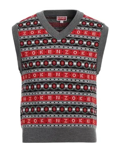 Kenzo Man Sweater Grey Size M Wool