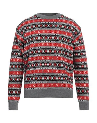 KENZO KENZO MAN SWEATER RED SIZE M WOOL