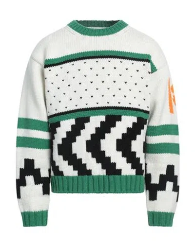 Kenzo Man Sweater White Size M Wool