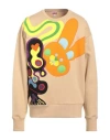 Kenzo Appliqué-detail Sweatshirt In Beige