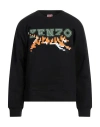 Kenzo Man Sweatshirt Black Size L Cotton, Elastane In Black