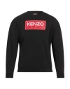 Kenzo Man Sweatshirt Black Size Xl Cotton In Black