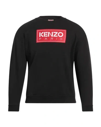 Kenzo Man Sweatshirt Black Size Xl Cotton