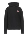 Kenzo Man Sweatshirt Black Size S Cotton, Elastane