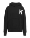 Kenzo Man Sweatshirt Black Size Xl Cotton, Elastane, Polyester, Acrylic, Wool
