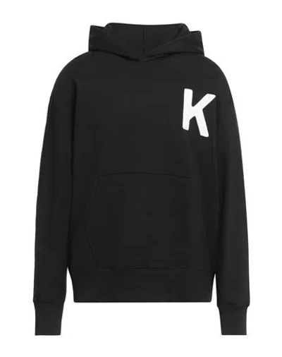 Kenzo Man Sweatshirt Black Size Xl Cotton, Elastane, Polyester, Acrylic, Wool
