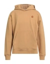 Kenzo Man Sweatshirt Camel Size M Cotton, Elastane In Nude