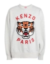 Kenzo Man Sweatshirt Grey Size L Cotton