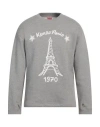Kenzo Man Sweatshirt Grey Size L Cotton, Elastane, Acrylic