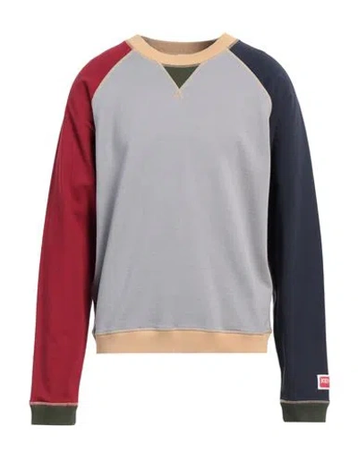 Kenzo Man Sweatshirt Light Grey Size Xl Cotton