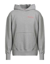 Kenzo Man Sweatshirt Grey Size Xl Cotton In Gray