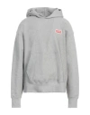 Kenzo Logo-print Cotton Hoodie In Grey