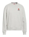 Kenzo Man Sweatshirt Light Grey Size L Cotton, Elastane In Grey