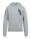 Kenzo Man Sweatshirt Light Grey Size Xl Cotton, Elastane, Acrylic, Wool In Grey