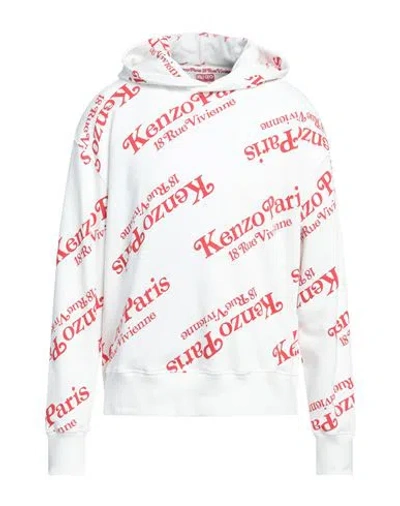 Kenzo Man Sweatshirt White Size M Cotton