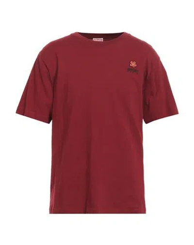 Kenzo Man T-shirt Brick Red Size L Cotton, Polyester