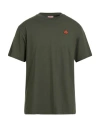 Kenzo Man T-shirt Military Green Size M Cotton