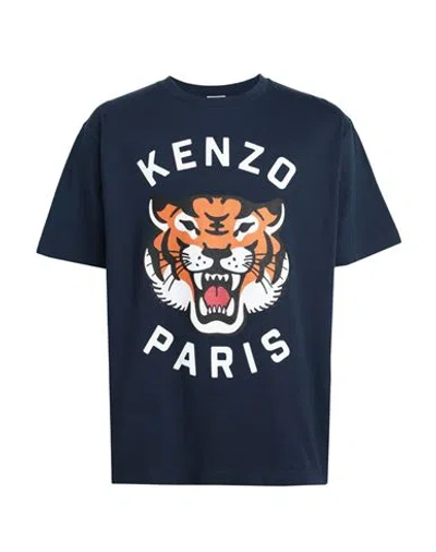 Kenzo Man T-shirt Navy Blue Size L Cotton