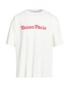 Kenzo Man T-shirt White Size L Cotton In White