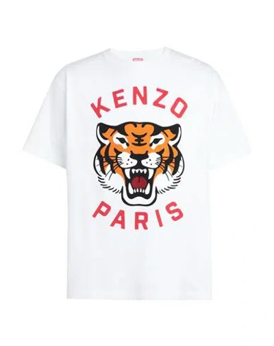 Kenzo Man T-shirt White Size M Cotton