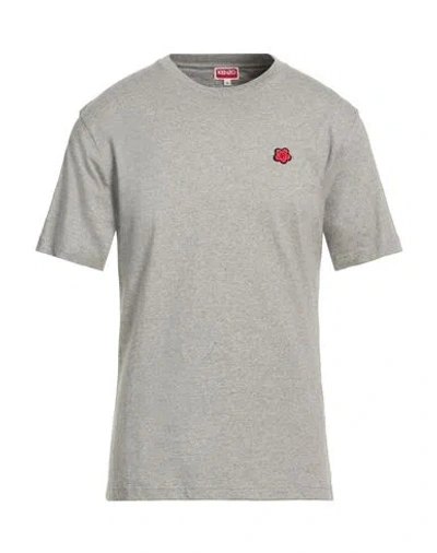 Kenzo Man T-shirt Grey Size Xxl Cotton In Gray