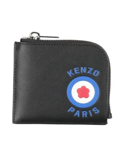 Kenzo Man Wallet Black Size - Cow Leather