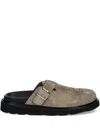 Kenzo Matto Buckled-detail Mules In Brown