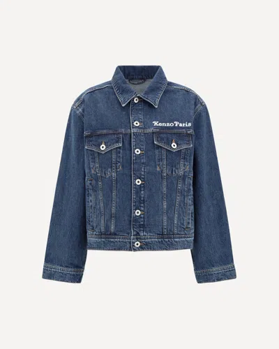 Kenzo Denim Jacket In Multicolor