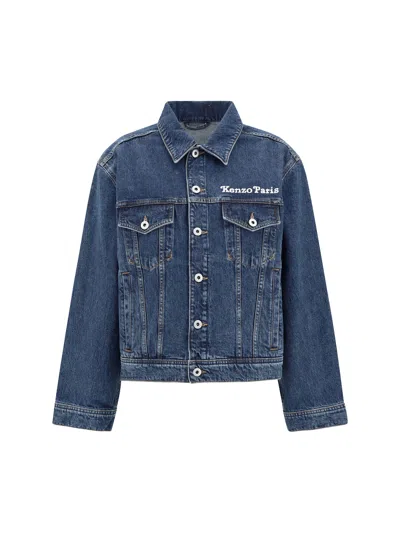 Kenzo Denim Jacket In Multicolor