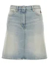 KENZO MEDIUM STONE BLUE SKIRT