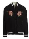 Kenzo Memorabil Reversible Bomber Jacket In Black