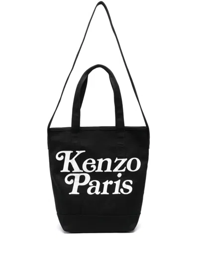 Kenzo Men's Black Utility Tote Bag For Spring/summer 2024
