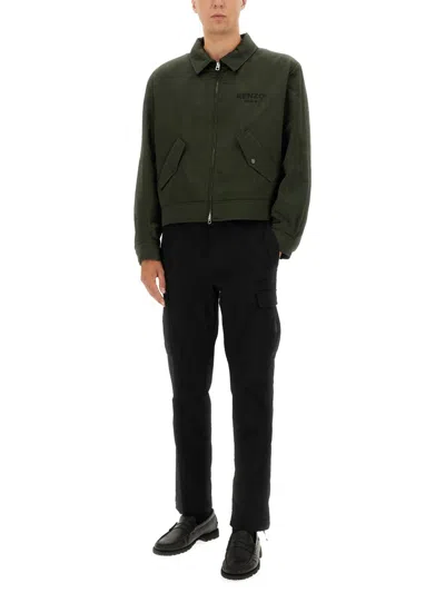 Kenzo Men's Blouson Jacket In Green