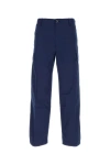 Kenzo Blue Cargo Trousers In Blue