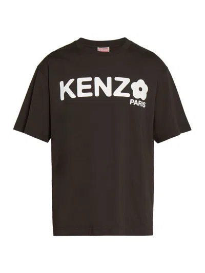 Kenzo Men's Boke 2.0 Logo Cotton Oversized T-shirt In Black