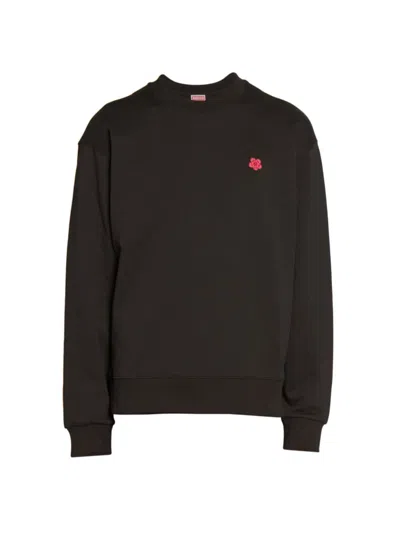 Kenzo Men's Boke Flower Cotton Sweatshirt In Black