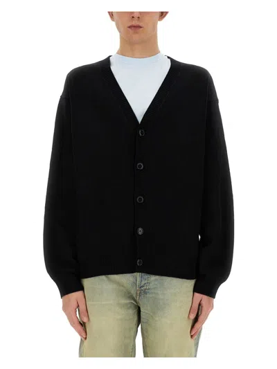 KENZO MEN'S CARDIGAN WITH EMBROIDERED TIGER ACADEMY