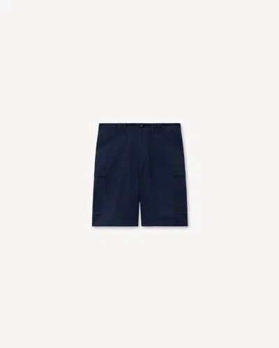 Kenzo Men's Cargo Bermuda Shorts In Blue