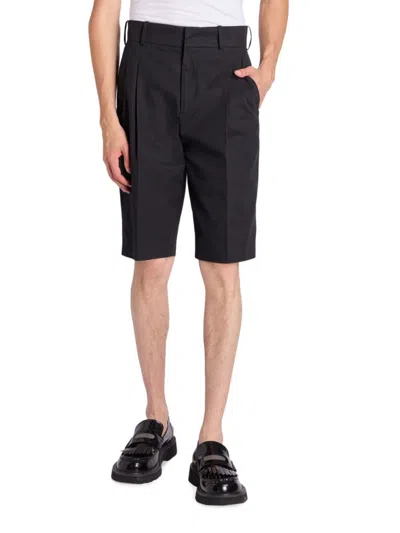 Kenzo Men's Chino Cargo Workwear Shorts In Black