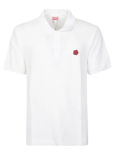 Kenzo Men Cotton Polo Shirt In White