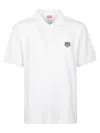 Kenzo White Cotton T-shirt With Embroidered Tiger Logo In White