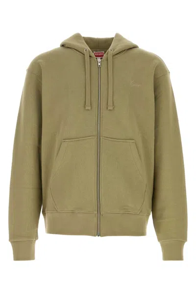 Kenzo Men's Cotton Sweatshirt In Green