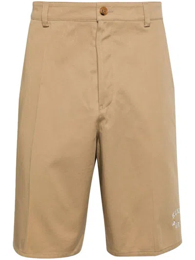 Kenzo Beige Cotton Shorts