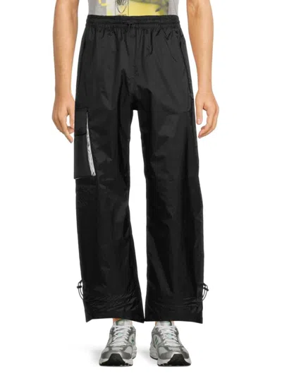 Kenzo Men's Drawstring Cargo Pants In Black